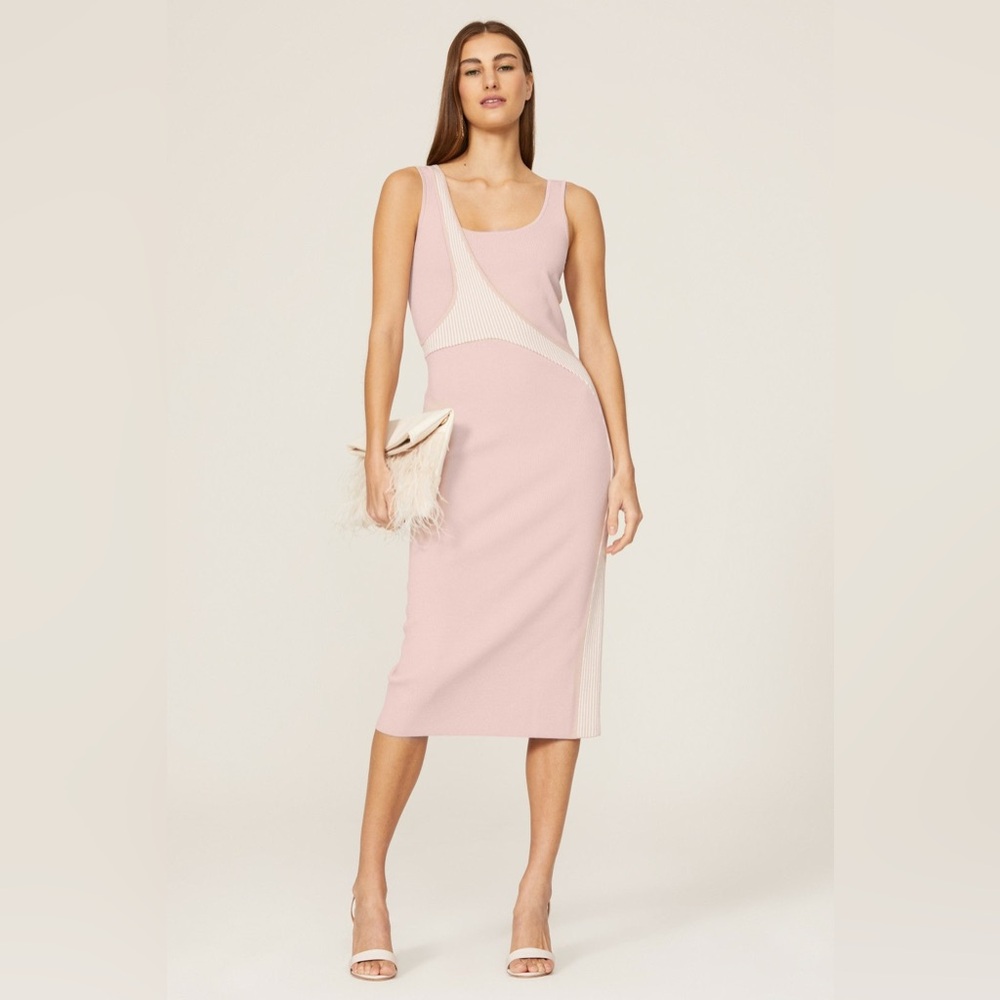 Esteban Cortazar Varsity Knit Dress